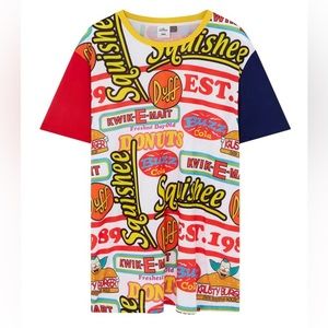 The Simpsons x ASOS DESIGN all over print t-shirt dress